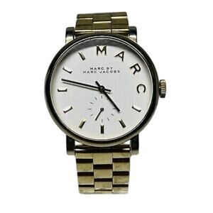 Marc Jacobs Gold Watch w/ White Face, NWT